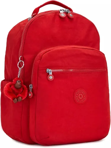 Miniatura 5 de Kipling Mochila para portátil Seoul de 15 pulgadas para mujer, duradera, espaciosa, con correas acolchadas para el hombro, funda protectora
