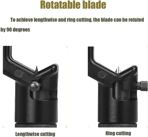 Miniatura 2 de Cortador de cables Cortador de alambre, pelacables de fibra óptica portátil para cable de fibra blindada, tubo suelto trenzado, tubo central