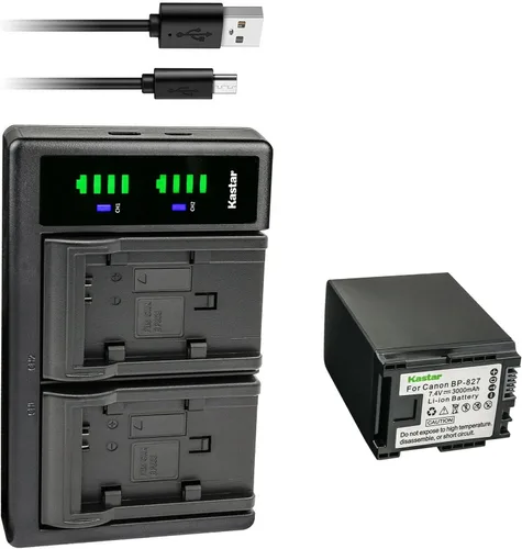 Miniatura 8 de Kastar Cargador de batería USB LTD2 para Canon VIXIA HF M31 HFM31, VIXIA HF M32 HFM32, VIXIA HF M36 HFM36, VIXIA HF M300 HFM300, VIXIA HF M301