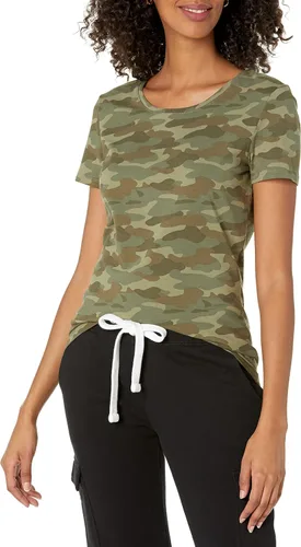 Miniatura 3 de Tienda Essentials - Camiseta de manga corta con cuello redondo y ajuste clásico para mujer, paquete múltiple