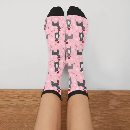 Miniatura 5 de HYEECR Calcetines casuales para fiesta de esqueletos bailarines, Halloween, divertidos, novedosos, calcetines de tubo para hombres y mujeres