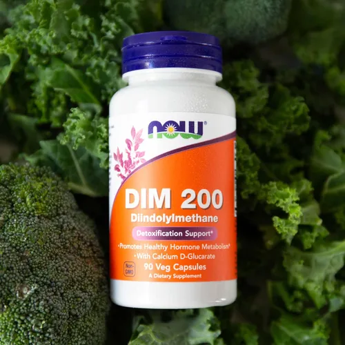 Miniatura 7 de NOW Foods Suplementos, DIM 200 (diindolilmetano) con D-glucarato de calcio, 90 cápsulas vegetales