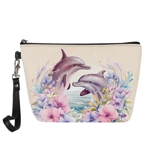 Miniatura 45 de GIFTPUZZ Bolsa de cosméticos para mujer, adorable y espaciosa, bolsa de almacenamiento portátil para artistas, artículos de tocador, joyería