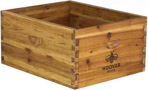Miniatura 3 de Hoover Hives Caja de cría profunda Langstroth de 10 marcos sumergida en cera de abeja 100% incluye marcos de madera y bases enceradas (sin montar)