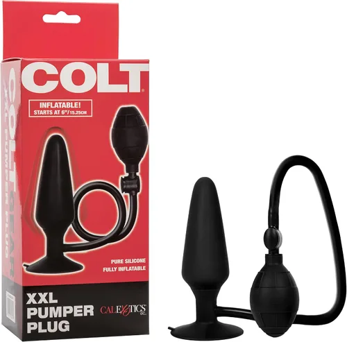 Miniatura 7 de CalExotics Novelties Colt - Enchufe de bombeo mediano, color negro