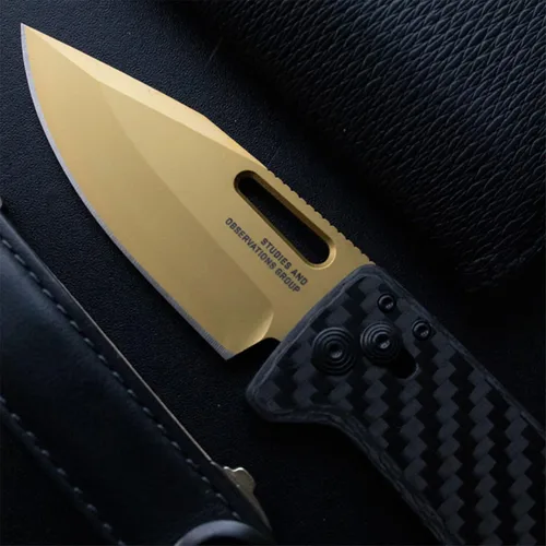 Miniatura 9 de SOG Ultra XR Everyday Carry Slimline Ambidextro CRYO CPM S35VN - Cuchillos plegables de acero inoxidable Bolsillo de titanio/clip para dinero