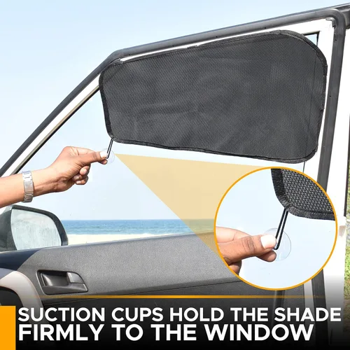 Miniatura 4 de EcoNour Parasol para ventana delantera del conductor del automóvil, cortina magnética para ventana que protege de los rayos solares nocivos