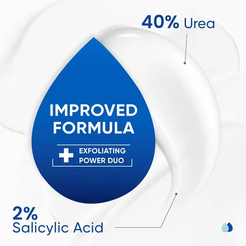 Miniatura 6 de SKIN ULTIMA Crema de urea 40 porciento más 2% ácido salicílico, 40% crema de urea para pies de máxima potencia, crema de pies para pies secos