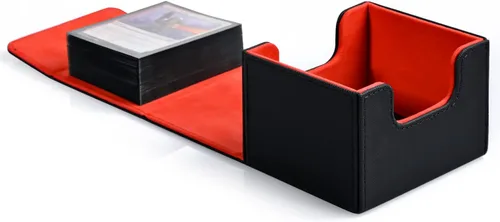 Miniatura 48 de Caja de almacenamiento de cartas ZLCA para cartas de intercambio, caja de cubierta de baraja MTG Commander con capacidad para más de 120 cartas