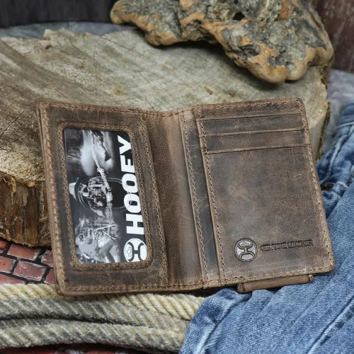 Miniatura 28 de HOOEY Cuero Bi-Fold Hombre, Hands-Up- Estampado Nómada, Talla única, 2812937