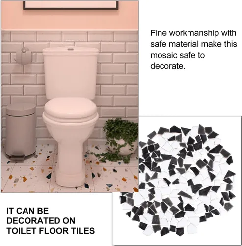 Miniatura 7 de VOSAREA Mosaico de cerámica DIY Mosaico Azulejo de mosaico de flores Cesta de vidrio Mosaico de vidrio Azulejos de mosaico esmaltado Artesanías