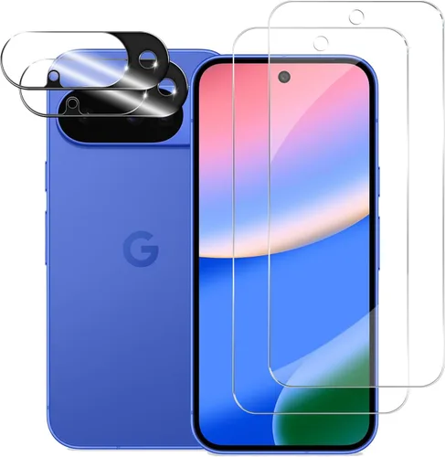 Miniatura 9 de BIGFACE Protector de pantalla de vidrio templado para Pixel 9 + protector de lente de cámara [2 + 2 unidades]