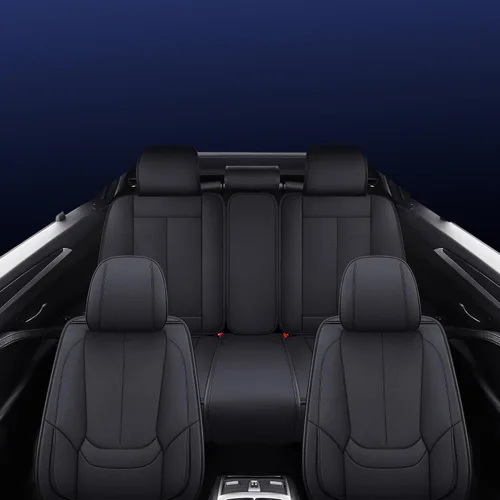 TOMIC Nephele - Juego completo de 5 fundas de asiento de automóvil, de cuero impermeable, universal, para Nissan Honda Civic CRV Hrv Kia Sorento