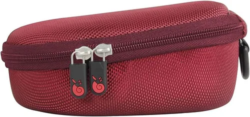 Miniatura 5 de Hermitshell Funda para AfterShokz Trekz Air/AfterShokz Aeropex/Titanium Mini/Shokz OpenRun Pro/SHOKZ OpenRun Pro 2 Auriculares inalámbricos de Rojo