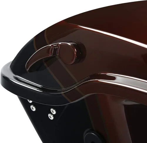 Miniatura 6 de TCMT Auburn Sunglo/Agujero Negro Con Rich Bourbon Duro Alforjas Para Harley Touring Street Electra Glide Ultra Limited 2014-2023