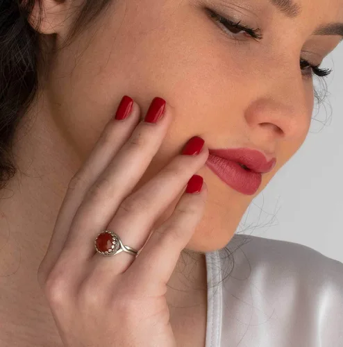 Miniatura 43 de 925 Sterling Silver Gemstone Rings for Women - Anniversary Rings for Women - Sterling Silver Rings for Women - Dainty Sterling Silver Rings