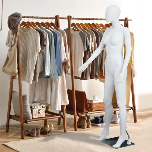 Miniatura 9 de Maniquí femenino con forma de vestido en exhibición - Maniquí completo ajustable y desmontable de 69 pulgadas, torso de maniquí para costura
