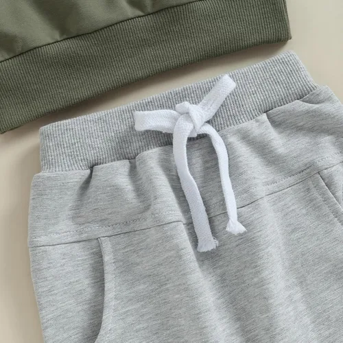 Miniatura 6 de Conjunto de ropa de 2 piezas para bebés y niños pequeños para otoño e invierno