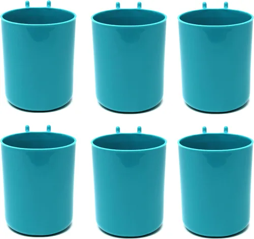 Miniatura 14 de JSP Manufacturing Tablero de clavijas de plástico de 3 pulgadas para colgar tazas, organizador de almacenamiento, manualidades, oficina