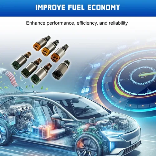 Miniatura 4 de Kessocco Kit de solenoide de cambio de transmisión 4F27E de 4 velocidades de repuesto para Ford Focus Fusion Mazda 3 5 6 Protege 1999