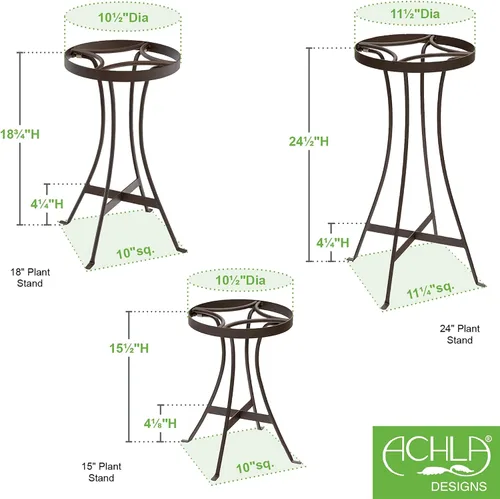Miniatura 8 de Soporte para plantas Tara de 24" de alto