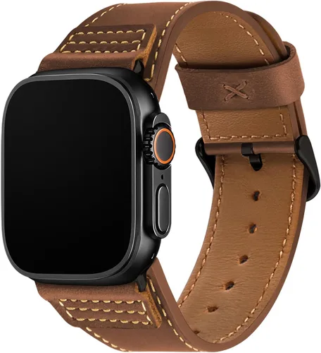 Miniatura 9 de Wristitani Correas de cuero compatibles con Apple Watch de 1.929 in, 1.811 in, 1.772 in, 1.732 in, 1.654 in, 1.614 in, 1.575 in, para hombres