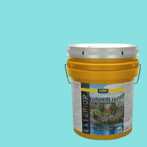 Miniatura 153 de Rodda Paint CASCADIA XL - Pintura satinada e imprimación para exteriores en uno, cuarto de galón, idea abstracta