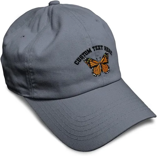 Miniatura 44 de Gorra de béisbol suave con diseño de mariposa monarca, con insectos, bordado de mariposa, de algodón, para hombres y mujeres