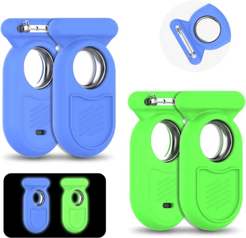 Miniatura 9 de Funda para Galaxy SmartTag2 con pasador invisible, funda protectora completa de silicona suave antideslizante para Samsung Galaxy Smart Tag 2