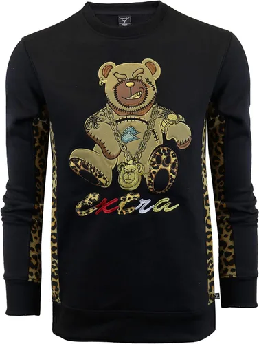 Miniatura 2 de SCREENSHOT APPLIQUE F11966 Premium Fleece Streetwear Chenille EMB Crew Neck Sweatshirt - Classic Fit