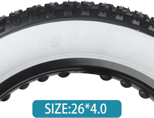 Miniatura 6 de Neumático de Reemplazo para Bicicleta de Llanas Anchas Hycline: Neumáticos Plegables MTB de Alto Rendimiento y Resistente al Desgaste de 26 x 4