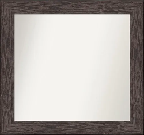 Miniatura 14 de Amanti Art Espejo personalizado, espejo de baño negro puente, espejo de pared o espejo de tocador de baño sobre el fregadero (26 x 26 pulgadas)