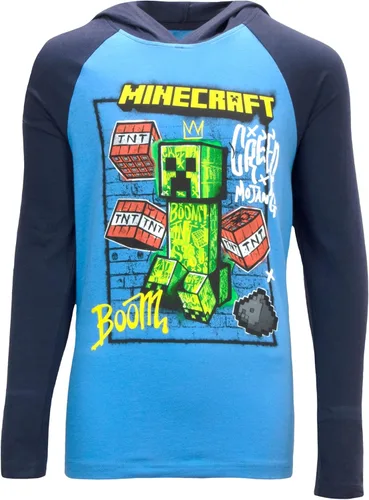 Miniatura 4 de Minecraft Camiseta con capucha de manga larga para niños