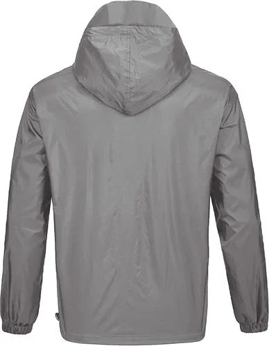Miniatura 3 de SWISSWELL - Chaqueta impermeable rompe vientos para hombre, ligera, con capucha