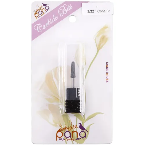 Miniatura 4 de PANA Broca de carburo en forma de cono profesional de 3/32 pulgadas, tamaño de vástago de 3/32 pulgadas, broca de uñas para manicura y pedicura, DLC