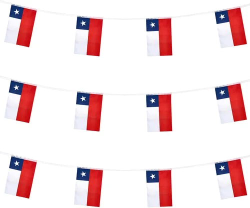 Miniatura 20 de ZXvZYT Cadena de bandera mexicana de México, pequeñas banderas de banderín de México, para gran apertura, eventos deportivos nacionales