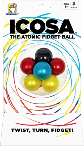 Miniatura 3 de Brainwright - ICOSA - La Pelota Fidget Atómica - ¡Gira, Voltea, Fidgetea!