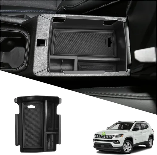 Miniatura 24 de Ruiya Organizador de consola 4Runner 2014-2024 para Toyota 4Runner 5ª generación, accesorios de material ABS, reposabrazos consola guantera, Toyota