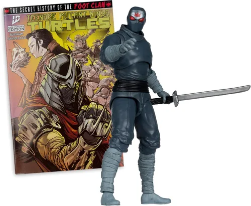 Miniatura 2 de McFarlane Toys -Teenage Mutant Ninja Turtles (Page Punchers) Foot Soldier Figura de acción de 5 pulgadas con cómic