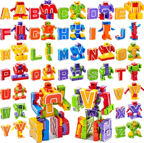 JOYIN Juguetes de Robots del Alfabeto para Niños, Juguetes de Aprendizaje ABC, Alphabots, Letras, Juguete Educativo para Niños Pequeños, Premios de
