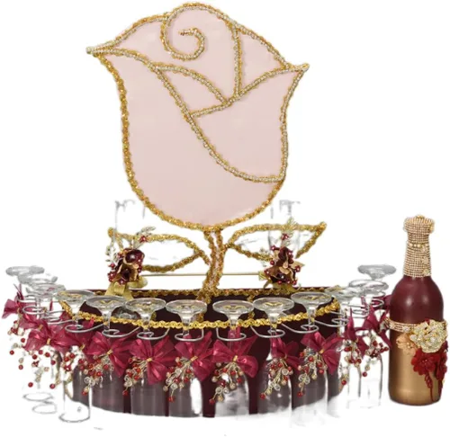 Miniatura 8 de A&C Quinceañeras and More Accesorios Juego de membrillo Sweet Sixteen Accessories Quinceañera bible Quinceañera Tosting Set 194 (álbum)