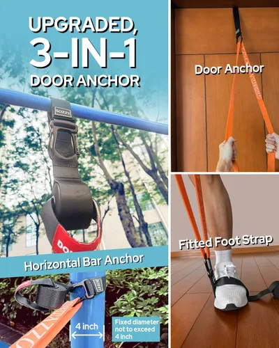 Miniatura 2 de Sozzy Door Anchor for Resistance Bands, Home Workout Equipment, Heavy Duty and Secure Design for Suspension Training, Rehab & Physical Therapy Ready
