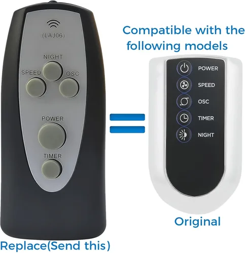 Miniatura 2 de Mando a Distancia de Repuesto para Ventilador de Torre Hogar Lasko T42951