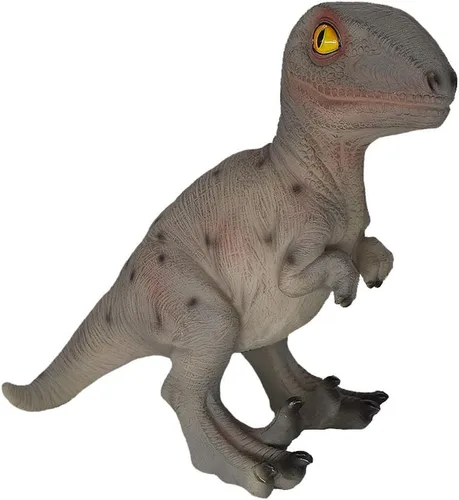 Miniatura 10 de Alcancía T-Rex de dinosaurio marrón resina, regalo de cumpleaños para niños.