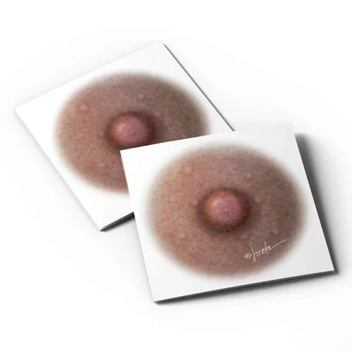 Tatuajes temporales para cáncer de mama para mujeres, 5 pares, tatuaje temporal de areola, tatuaje temporal posmastectomía, solución de pezón