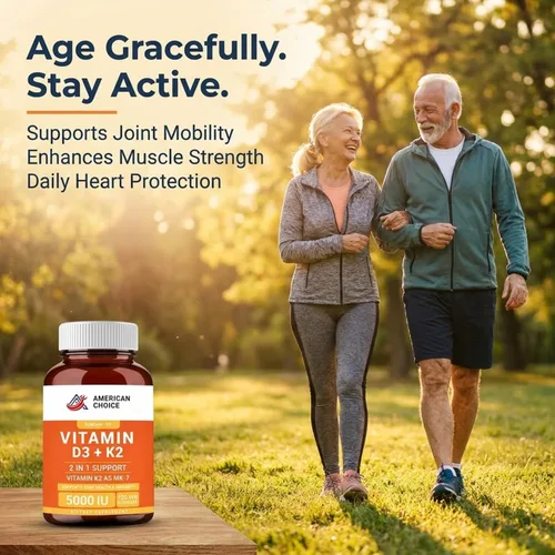 Miniatura 6 de Vitamina D3 5000 UI – Apoyo mejorado para huesos, corazón e inmunitarios – Apoya la absorción de calcio, fórmula limpia y confiable