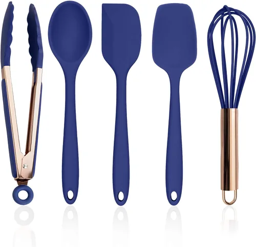 Miniatura 9 de COOK WITH COLOR Juego de utensilios de cocina de silicona, juego de utensilios de cocina, utensilios de cocina de silicona fáciles de limpiar