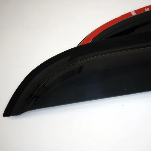 Miniatura 6 de Viseras adhesivas de ventana compatibles con Honda Civic Coupe 2001-2005 serie 2 puertas, deflector de ventana, protector de lluvia ahumado