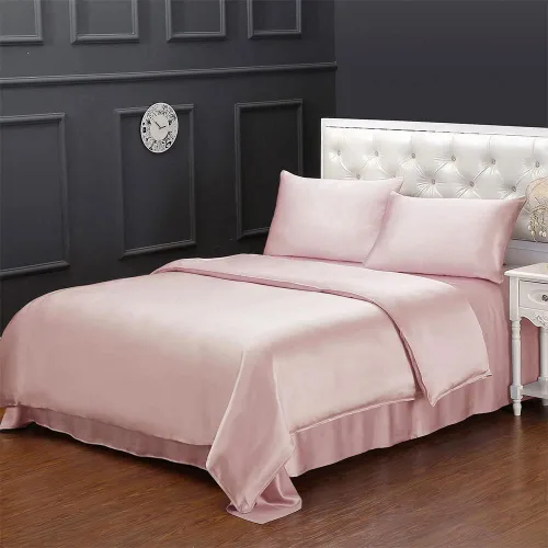 Miniatura 15 de LILYSILK Funda de edredón de seda negra para cama individual, fundas de edredón de seda de 19 momme