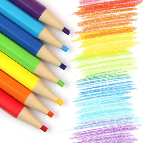 Portaminas de colores de 0.096 pulgadas para colorear y dibujar, lápices mecánicos de colores, lápices mecánicos con sacapuntas y estuche, 24 piezas